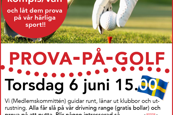 Prova på golf!